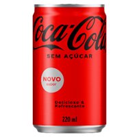 Coca Cola Sem Açúcar 220ml