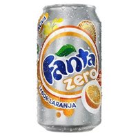 Fanta Laranja Zero Lata 355ml